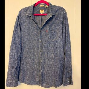 Vintage Levi’s Oversized Floral Denim Button Down